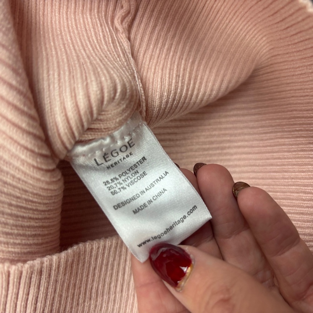 LEGOE HERITAGE Women’s Coastline Knit Dress II light Pink Peony size: 0 - Small - Picture 13 of 13